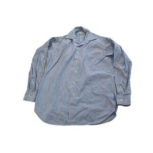Barneys New York 14.5 S Mens Striped Dress Shirt